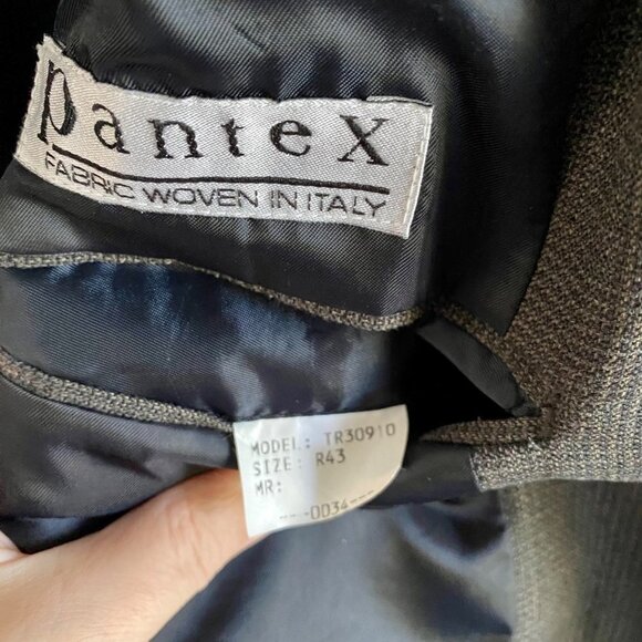 Alfani 3 Button Sport Coat Jacket Blazer Silk Wool Blend 43R - Picture 7 of 10